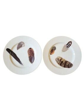 2 Feathers MK Dishes, Salad or Side Plate
